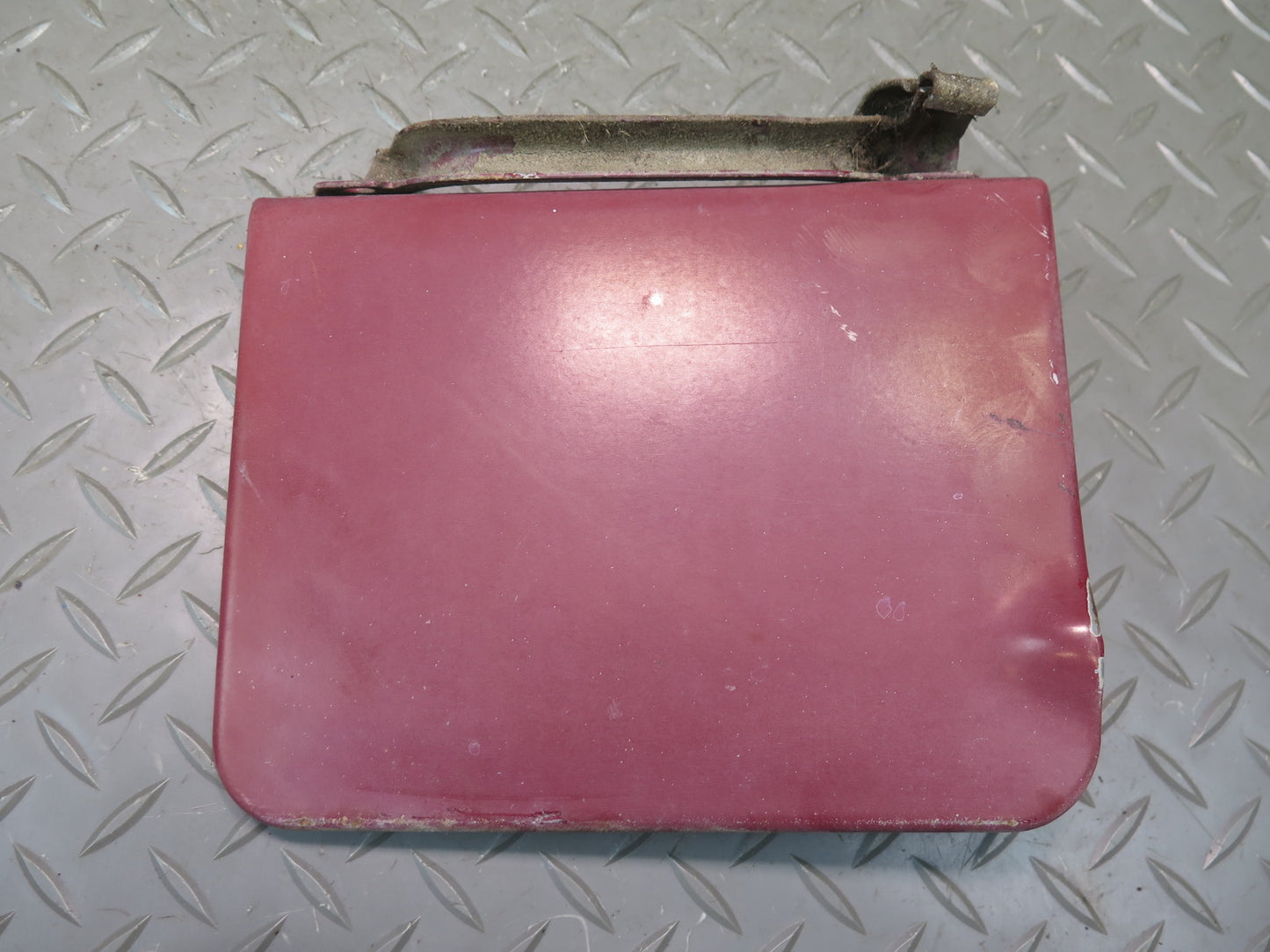 75-76 Mercedes W115 300SD Gas Fuel Filler Door Lid Cover RED OEM