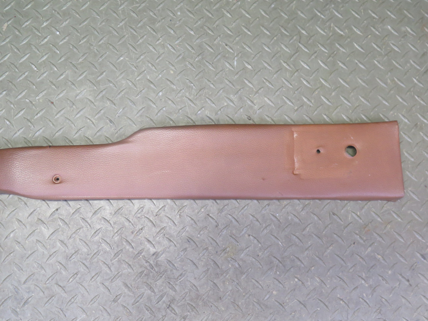 75-76 Mercedes W115 300D Left & Right Interior B Pillar Trim Cover Brown Set OEM
