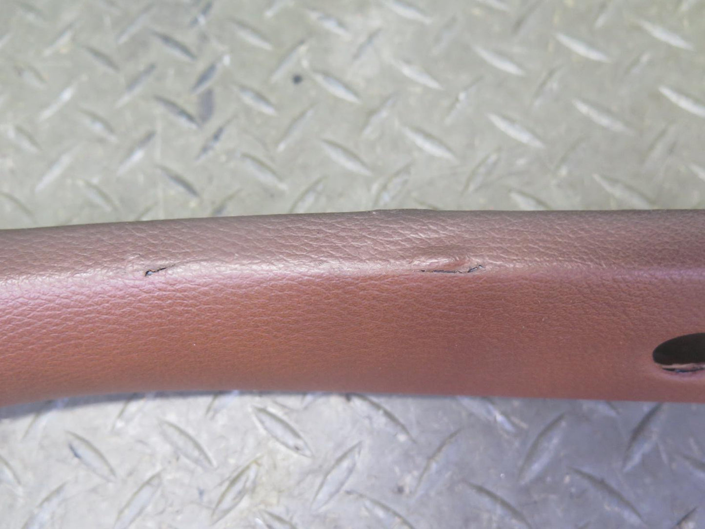 75-76 Mercedes W115 300D Left & Right Interior B Pillar Trim Cover Brown Set OEM