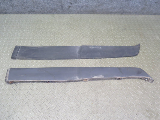 75-76 Mercedes W115 300SD Front Left & Right Bumper Filler Cover Molding Set OEM
