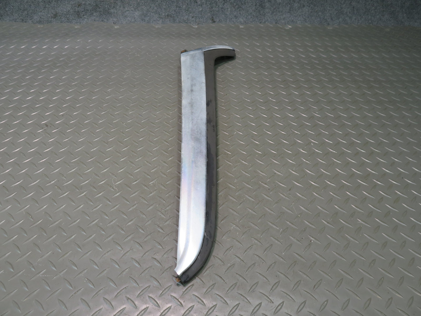 75-76 Mercedes W115 300SD Front Left Right A Pillar Chrome Trim Molding Set OEM