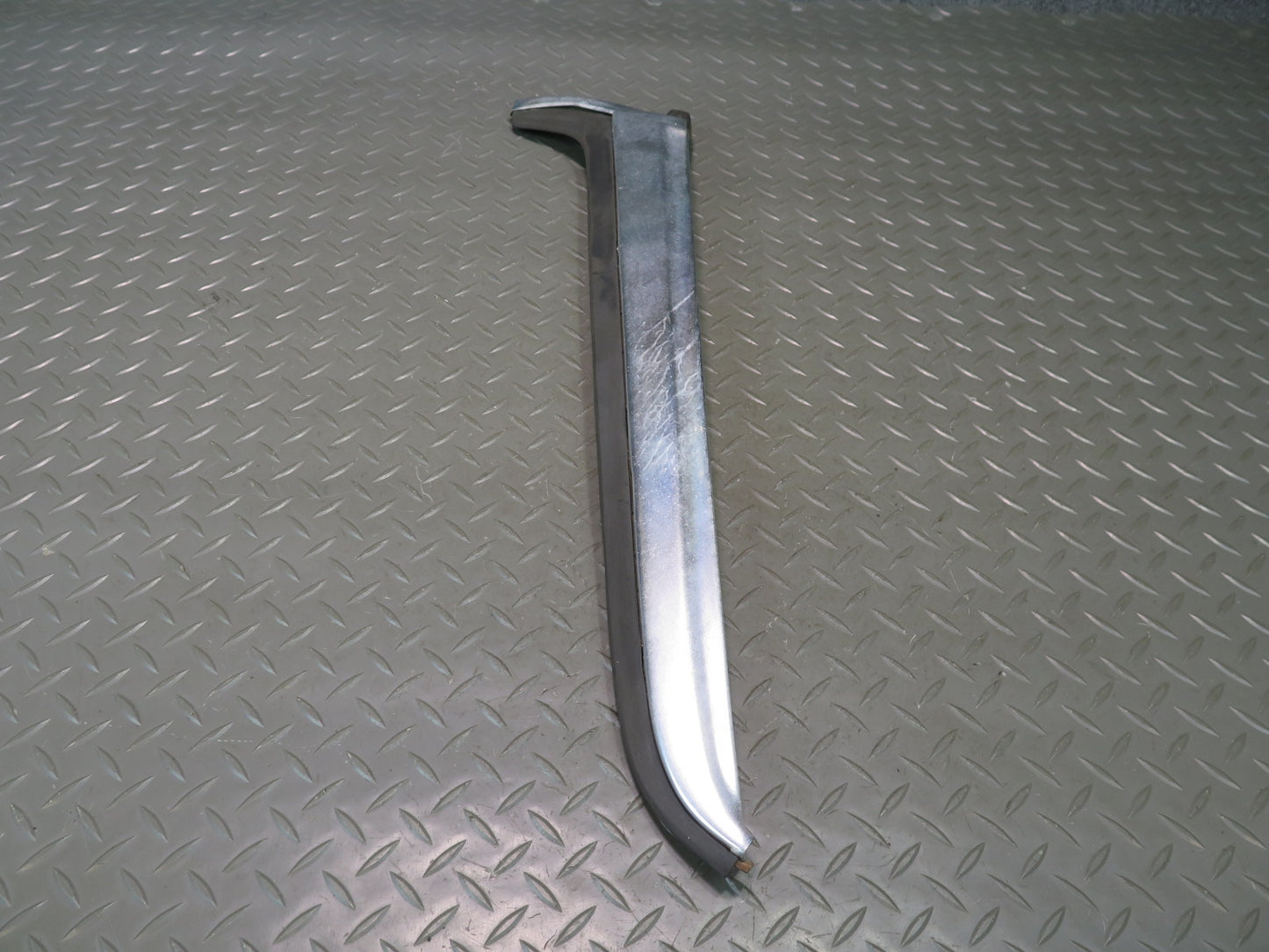 75-76 Mercedes W115 300SD Front Left Right A Pillar Chrome Trim Molding Set OEM