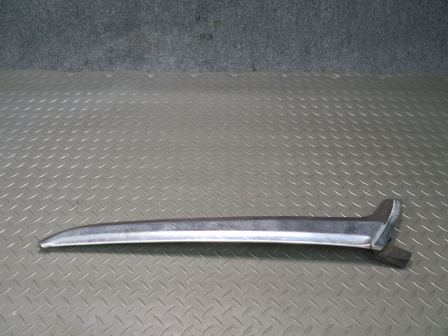 75-76 Mercedes W115 300SD Front Left Right A Pillar Chrome Trim Molding Set OEM