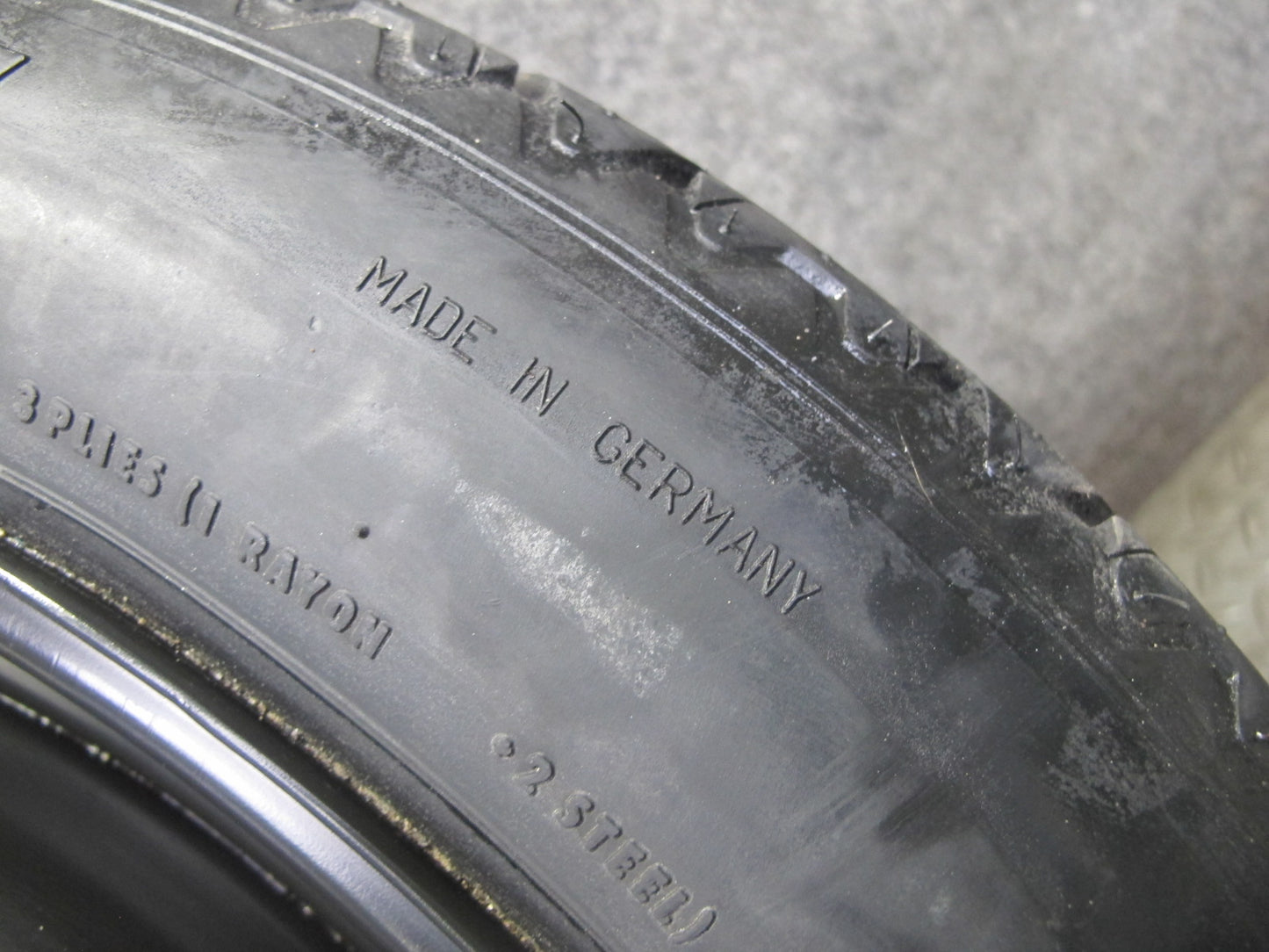 01-06 BMW E46 330ci R17 17" Spare Tire Wheel 17x3.5J ET30 125/80 6750007 OEM