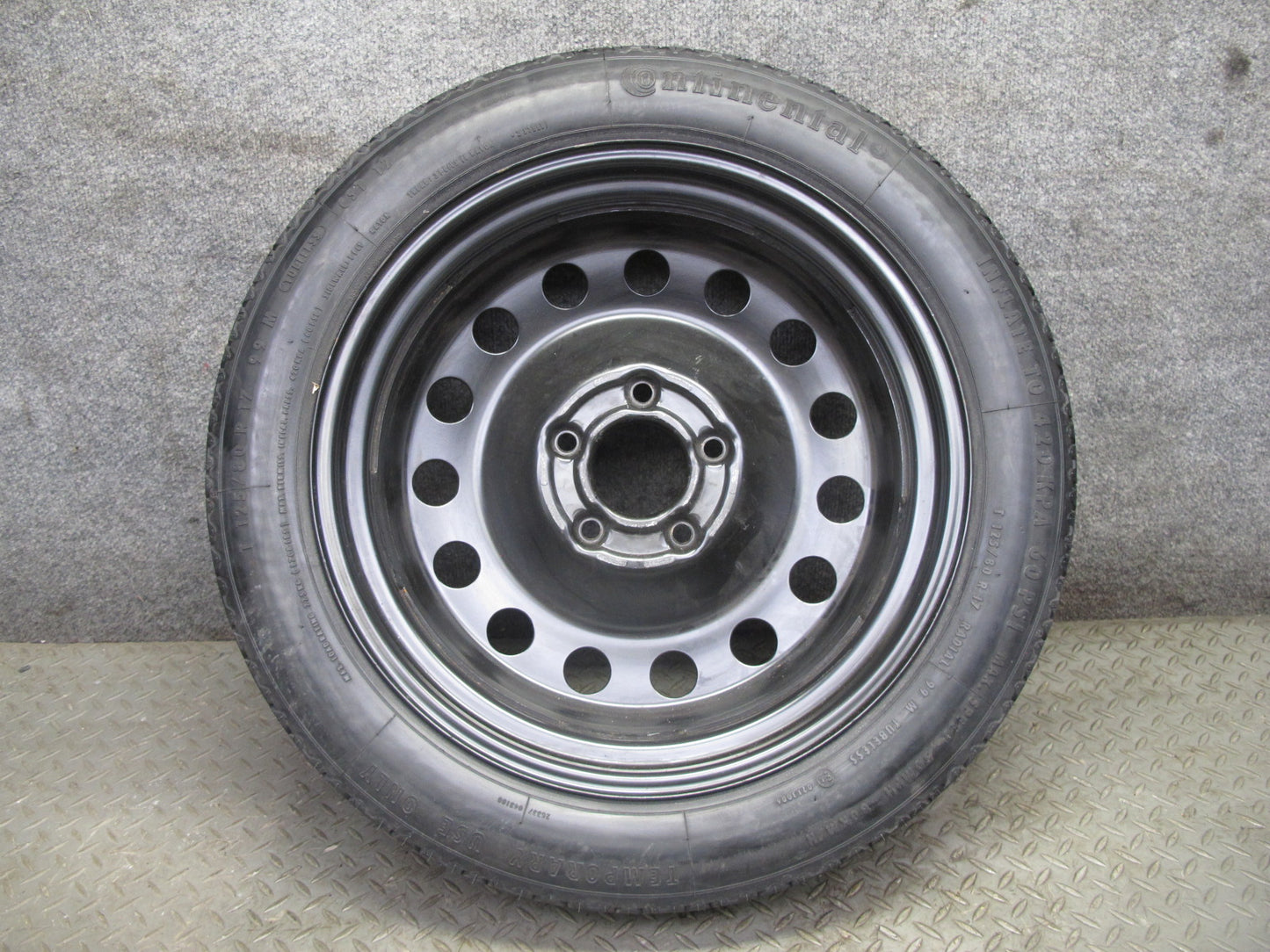 01-06 BMW E46 330ci R17 17" Spare Tire Wheel 17x3.5J ET30 125/80 6750007 OEM