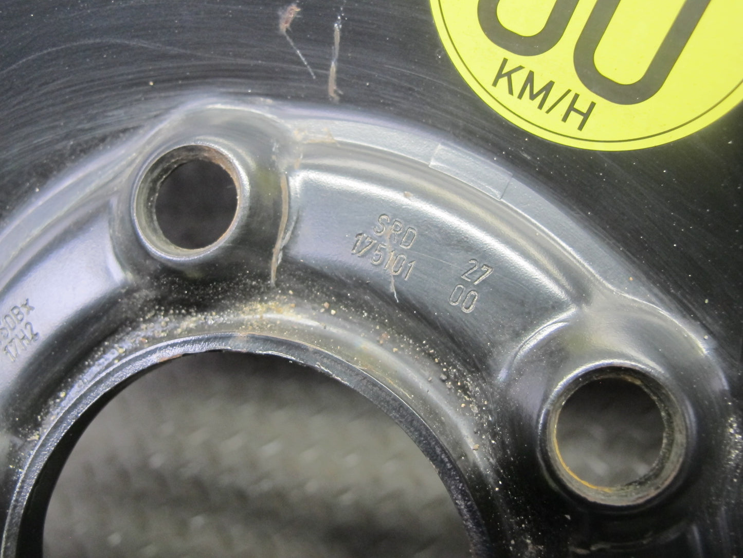 01-06 BMW E46 330ci R17 17" Spare Tire Wheel 17x3.5J ET30 125/80 6750007 OEM