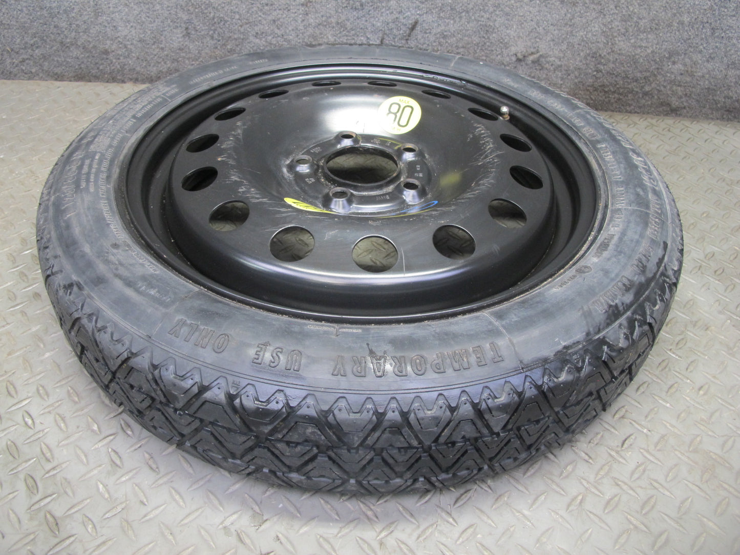 01-06 BMW E46 330ci R17 17" Spare Tire Wheel 17x3.5J ET30 125/80 6750007 OEM