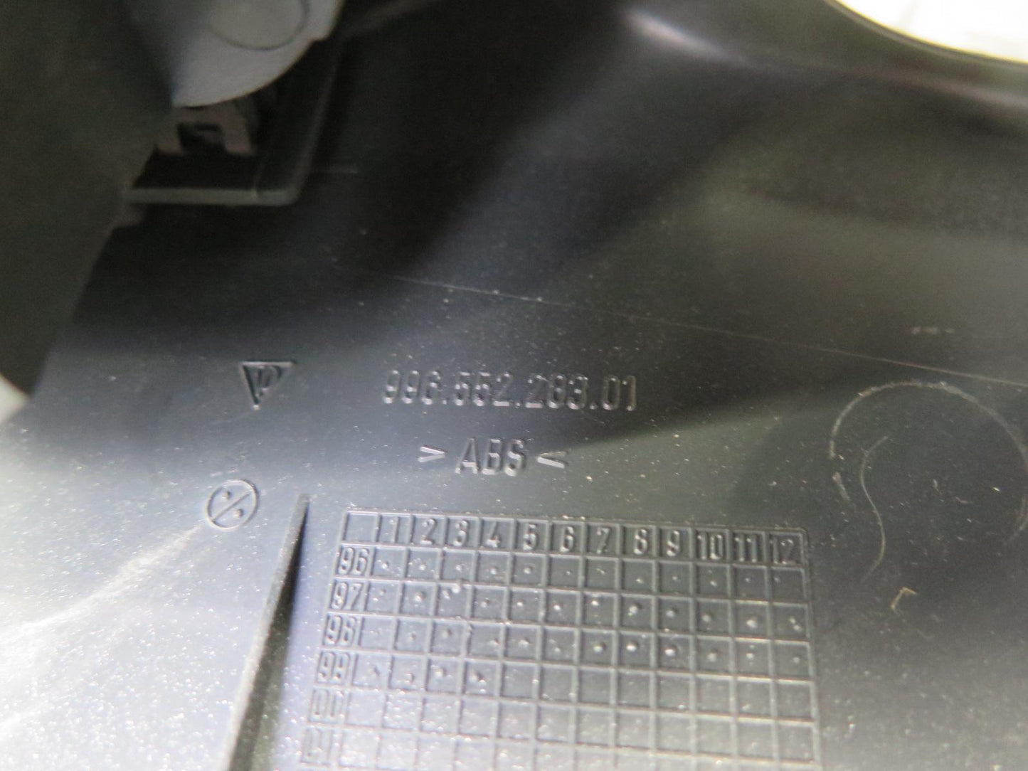 1999-2004 Porsche Boxster 986 Center Console Trim Cover Panel