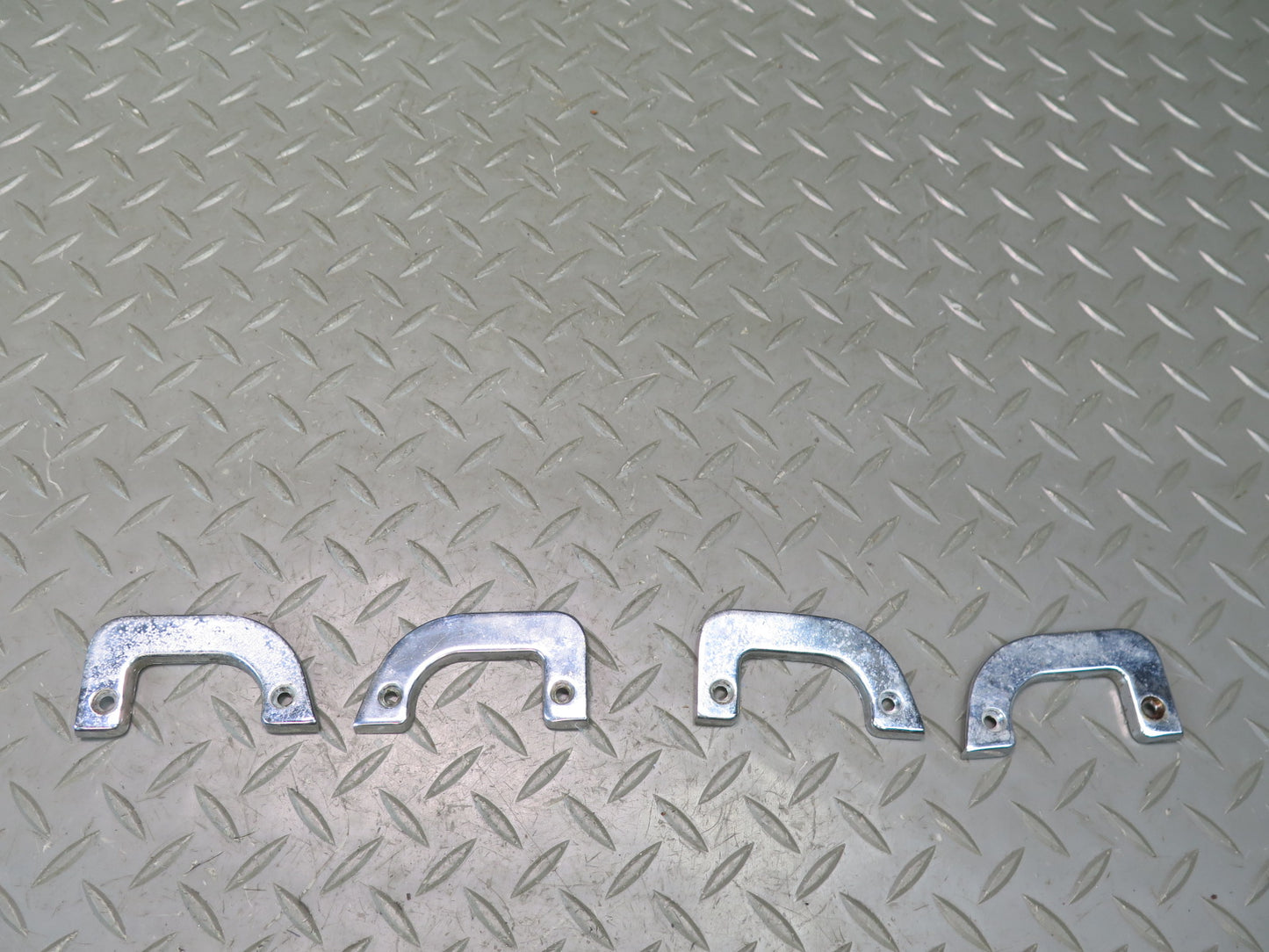 75-76 Mercedes W115 300D Front & Rear Door Handle w Armrest & Trim Set OEM