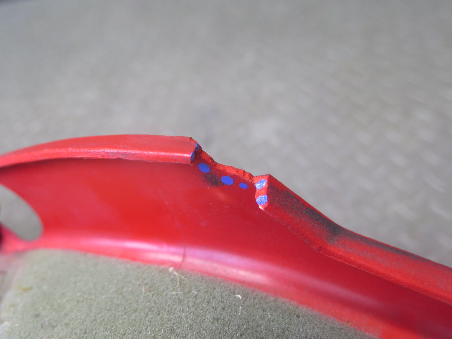 91-96 Chevrolet Corvette C4 Targa Set of 2 Interior TOP Roof Trim Cover RED OEM