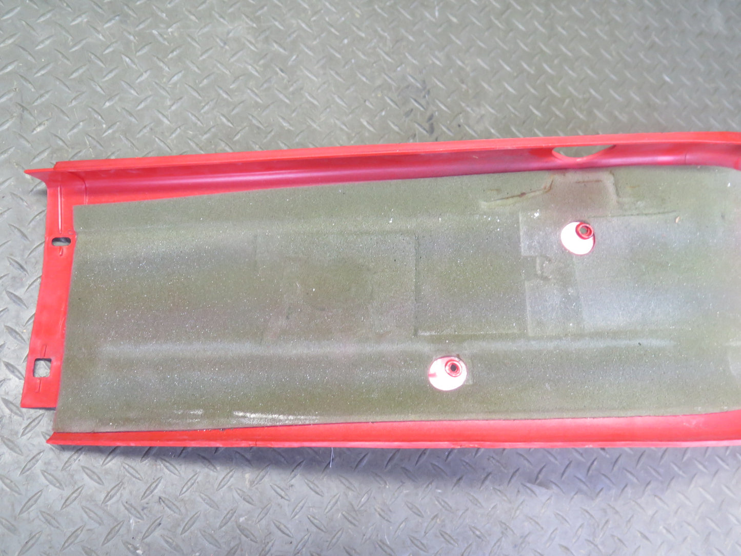 91-96 Chevrolet Corvette C4 Targa Set of 2 Interior TOP Roof Trim Cover RED OEM