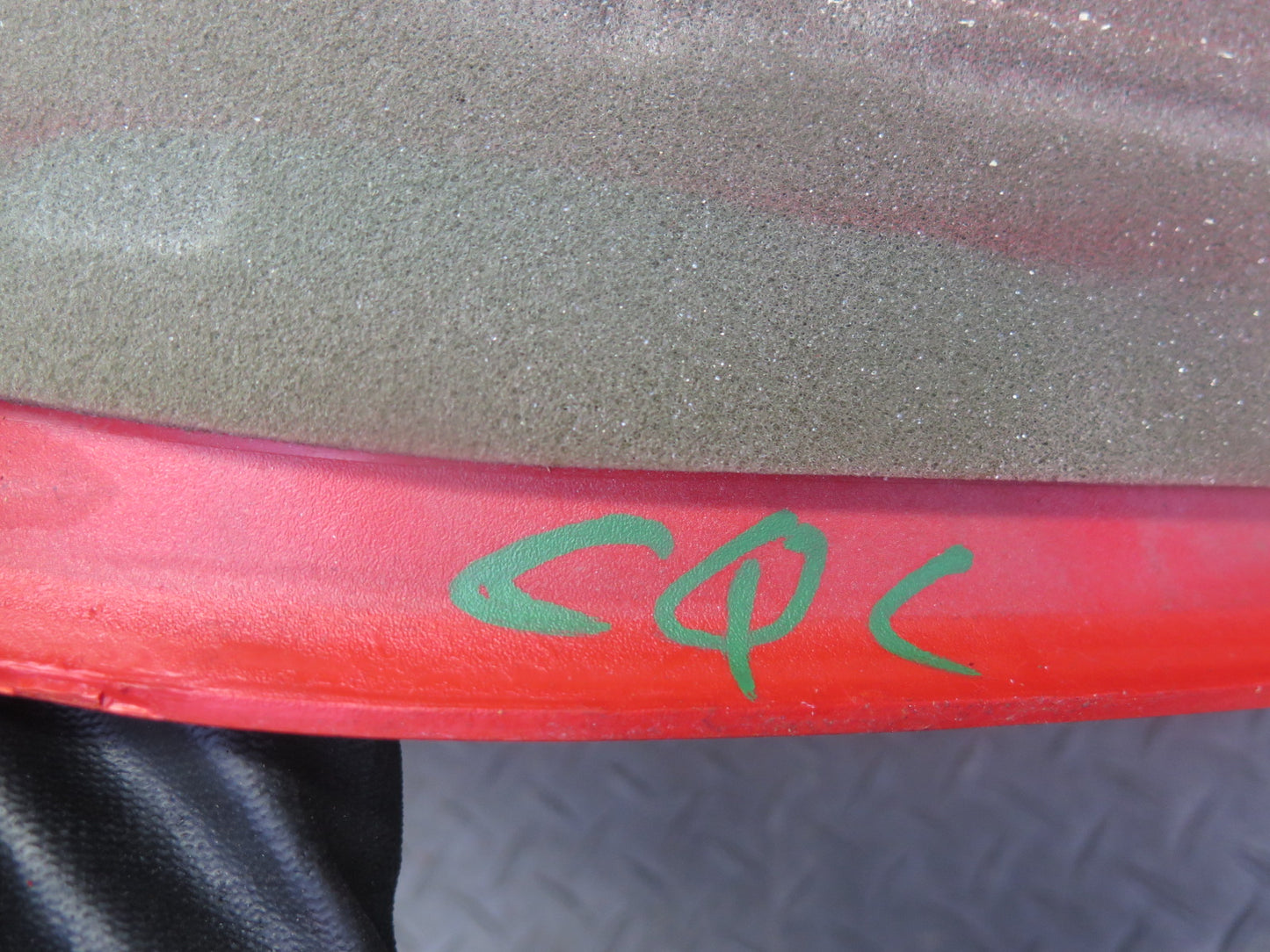 91-96 Chevrolet Corvette C4 Targa Set of 2 Interior TOP Roof Trim Cover RED OEM