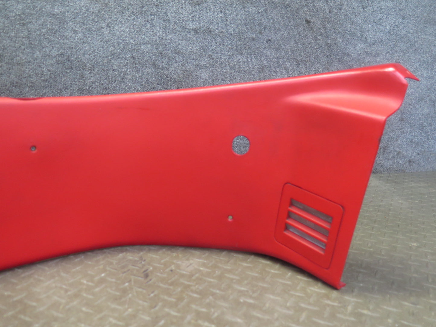 91-96 Chevrolet Corvette C4 Targa Set of 2 Interior TOP Roof Trim Cover RED OEM