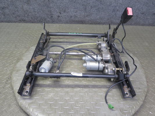 1999-2005 Porsche 911 996 Front Right Seat Lower Frame Track Rail w Motors