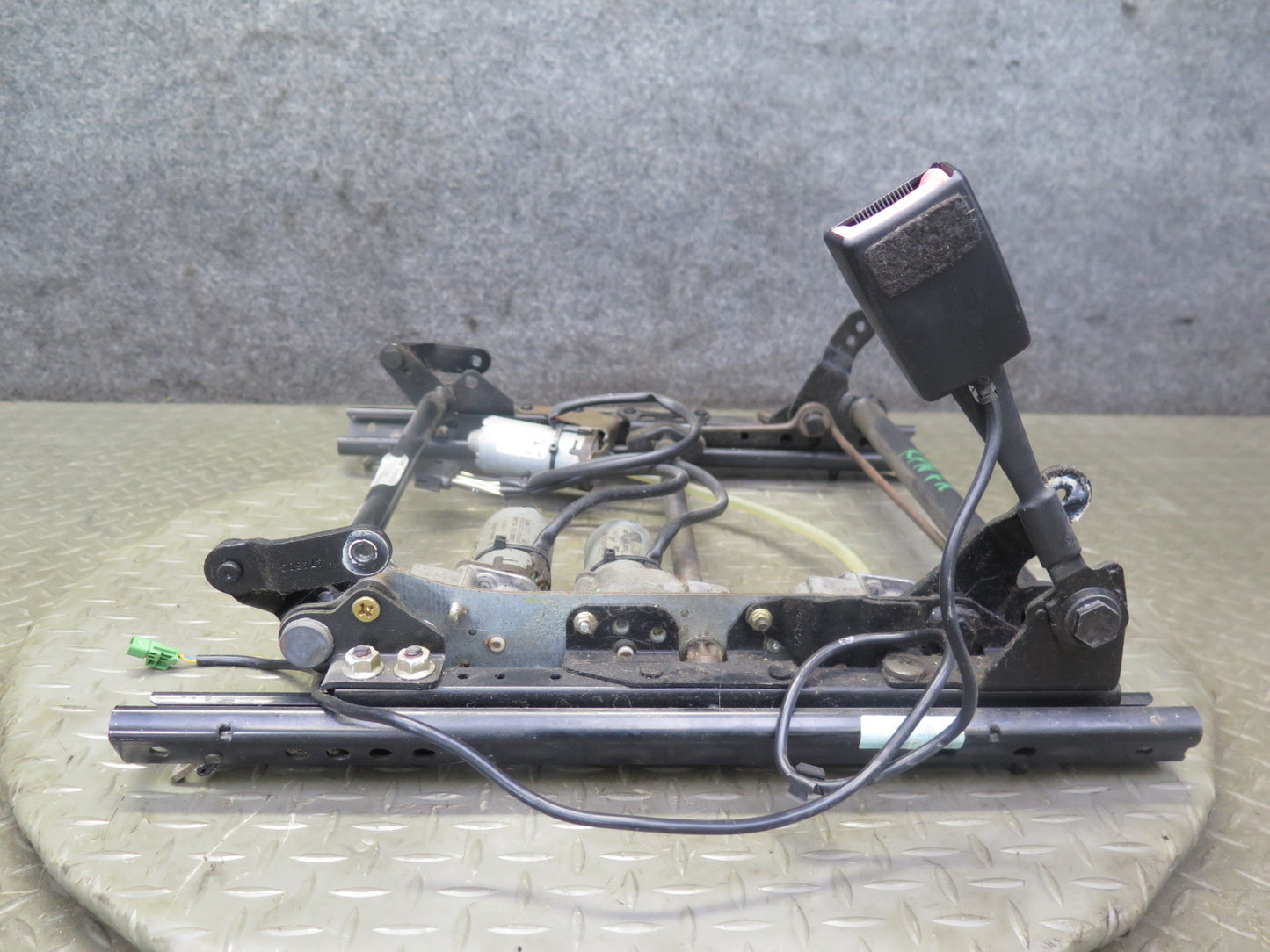 1999-2005 Porsche 911 996 Front Right Seat Lower Frame Track Rail w Motors