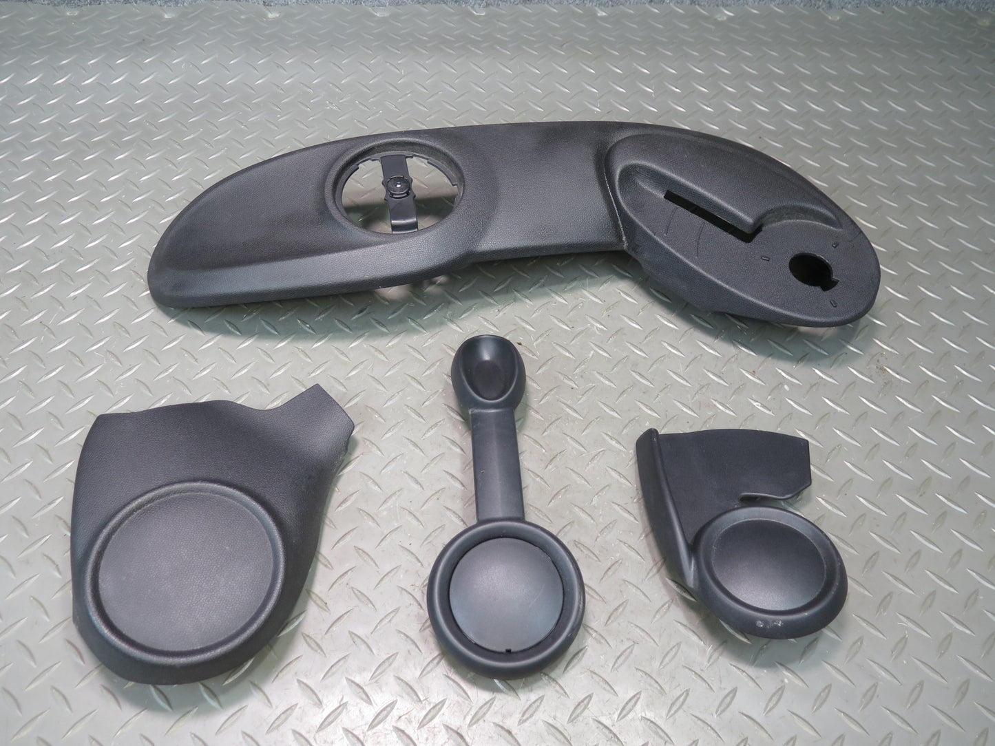 11-15 Mini Cooper R60 Countryman Front Right Seat Adjust Trim Panel Set OEM