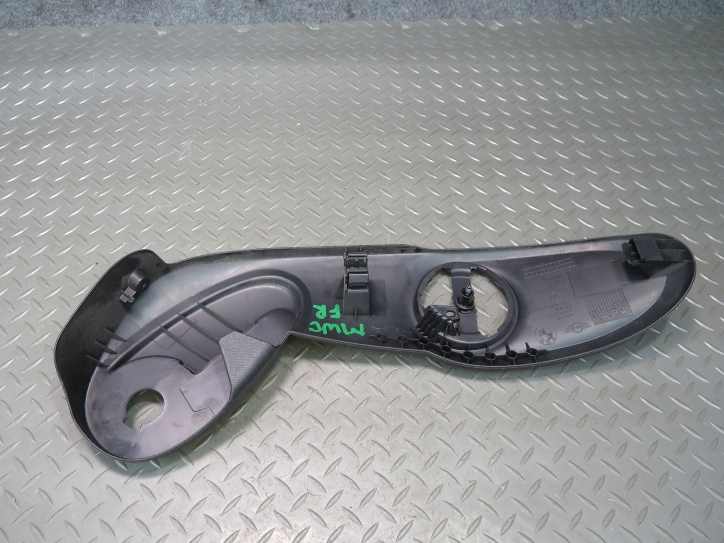 11-15 Mini Cooper R60 Countryman Front Right Seat Adjust Trim Panel Set OEM