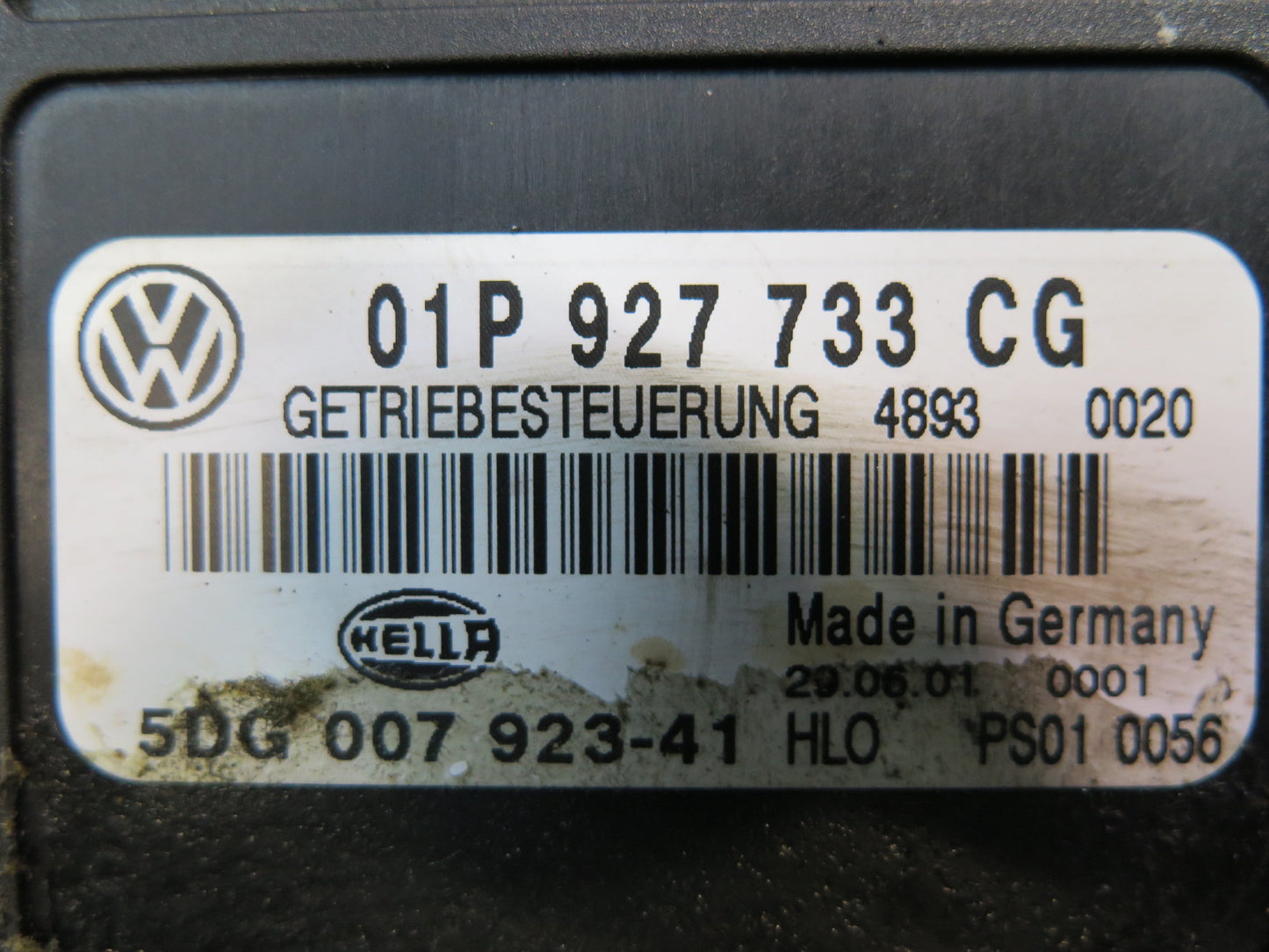 02-03 VW Eurovan T4 2.8L Automatic Transmission Control Module 01P927733CG OEM