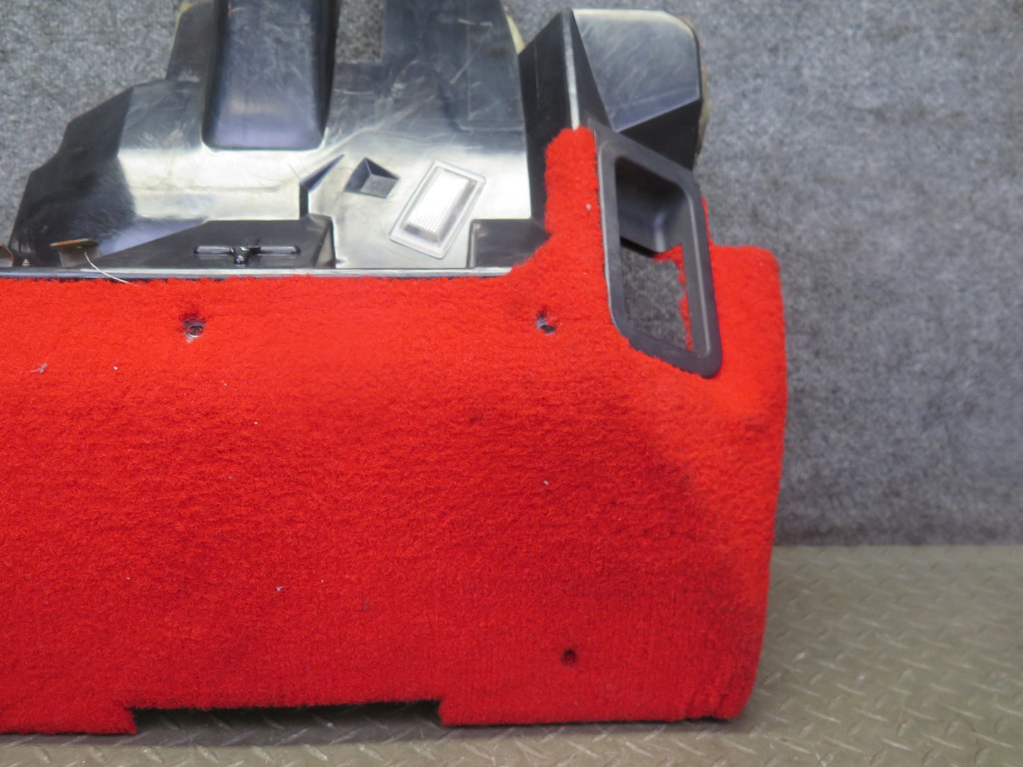 90-93 Chevrolet Corvette C4 A/T Left Under Dash Trim Panel Carpet Cover RED OEM