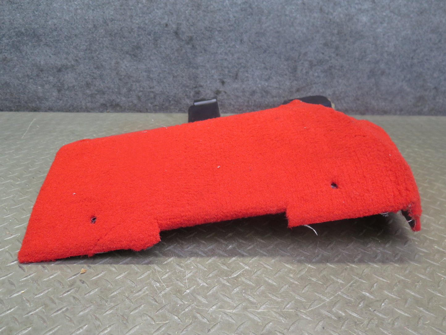 90-93 Chevrolet Corvette C4 A/T Left Under Dash Trim Panel Carpet Cover RED OEM
