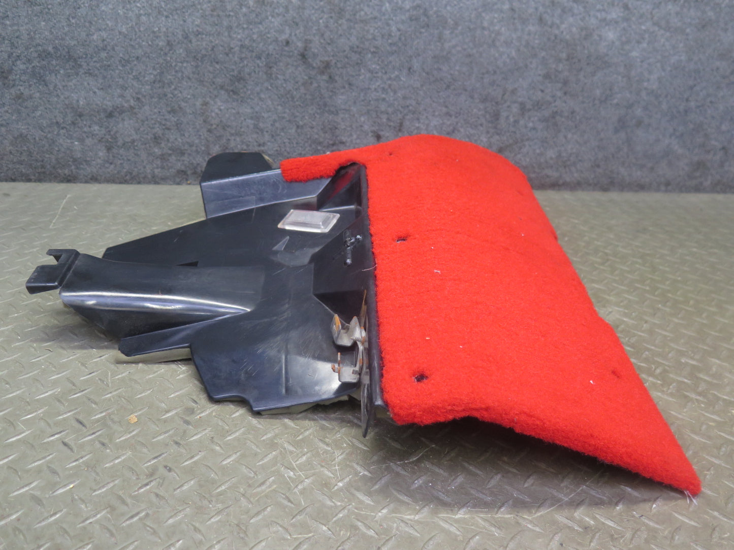 90-93 Chevrolet Corvette C4 A/T Left Under Dash Trim Panel Carpet Cover RED OEM