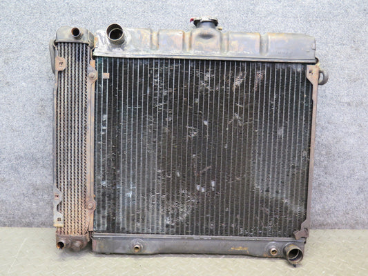 75-76 Mercedes W115 300SD Engine Cooling Radiator w Cap & Oil Cooler 14K OEM