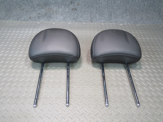 11-15 Mini Cooper S R60 Set of 2 Front Left Right Sport Seat Headrest Black OEM