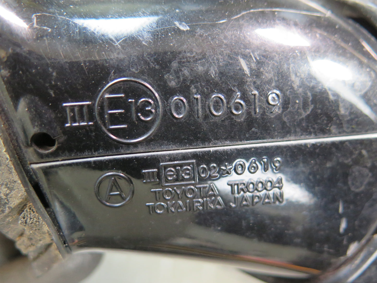 02-05 Lexus SC430 Left Door Side View Exterior Heated Memory Mirror Black OEM