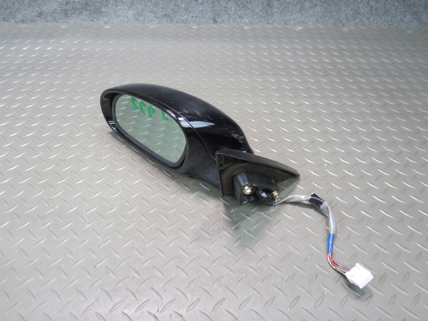 02-05 Lexus SC430 Left Door Side View Exterior Heated Memory Mirror Black OEM