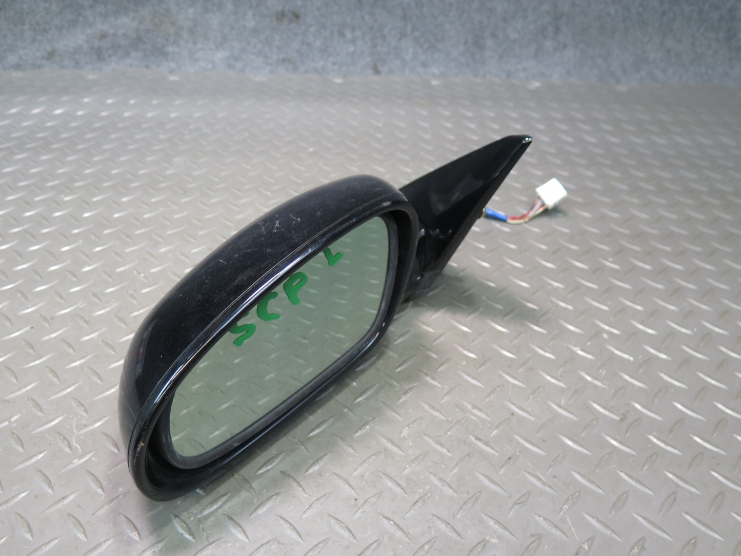 02-05 Lexus SC430 Left Door Side View Exterior Heated Memory Mirror Black OEM