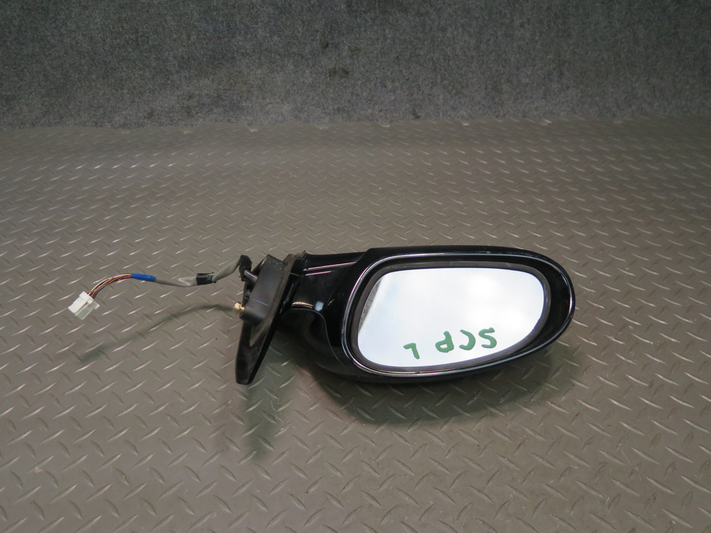 02-05 Lexus SC430 Left Door Side View Exterior Heated Memory Mirror Black OEM