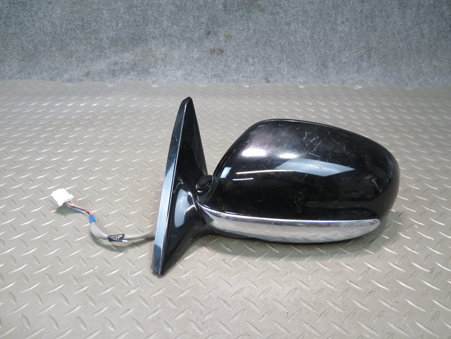 02-05 Lexus SC430 Left Door Side View Exterior Heated Memory Mirror Black OEM