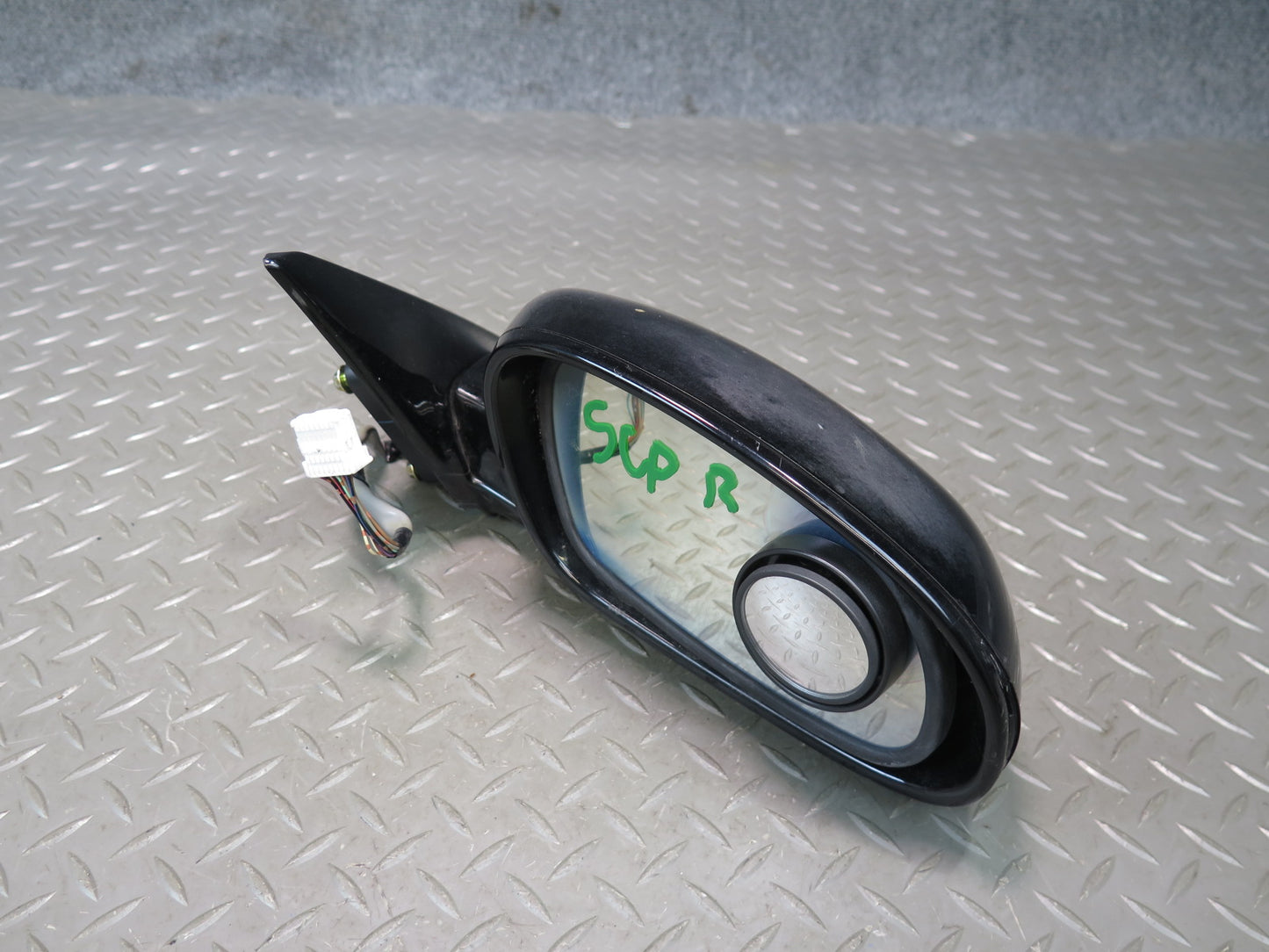02-05 Lexus SC430 Right Door Side View Exterior Heated Memory Mirror Black OEM
