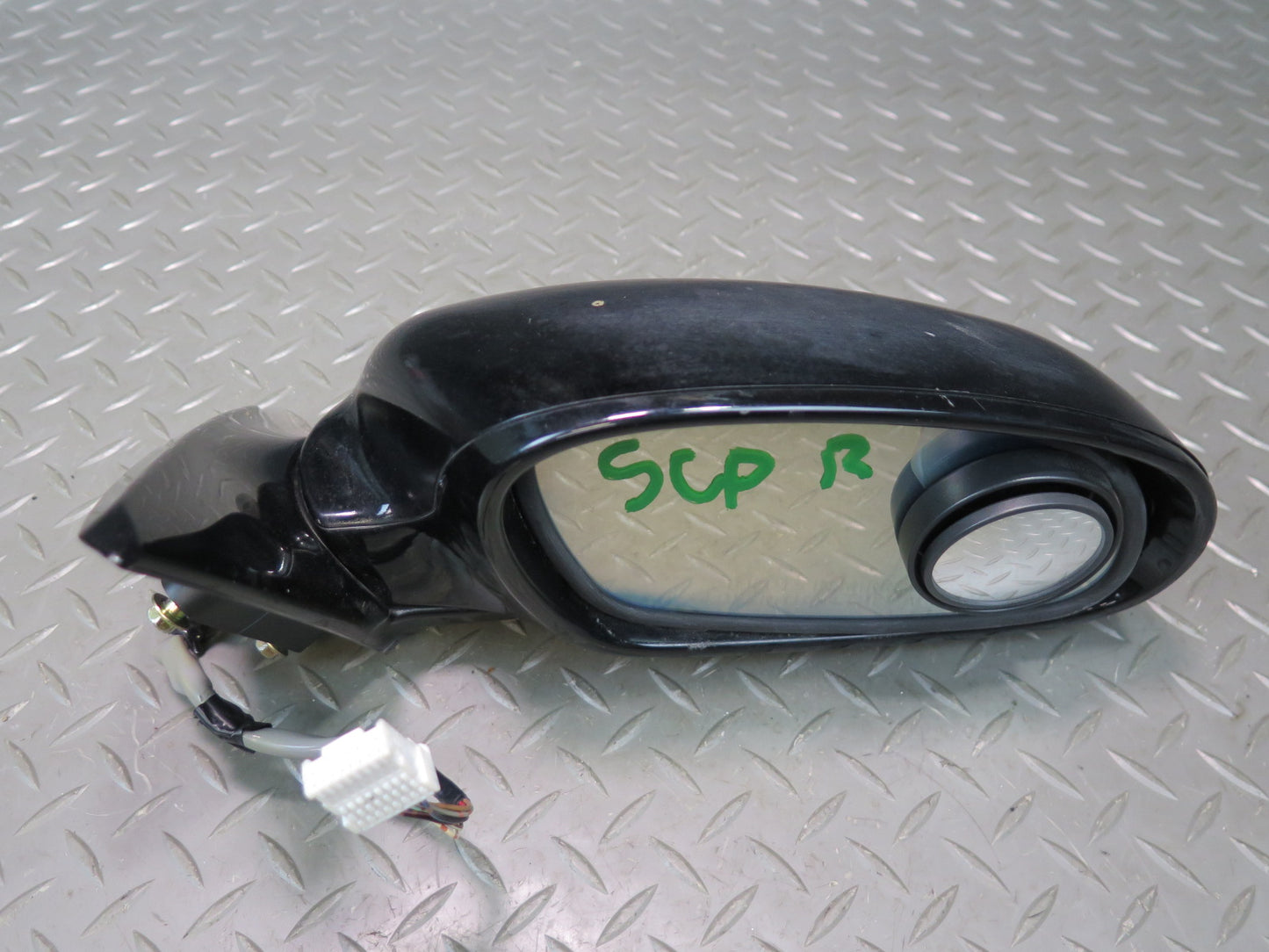 02-05 Lexus SC430 Right Door Side View Exterior Heated Memory Mirror Black OEM