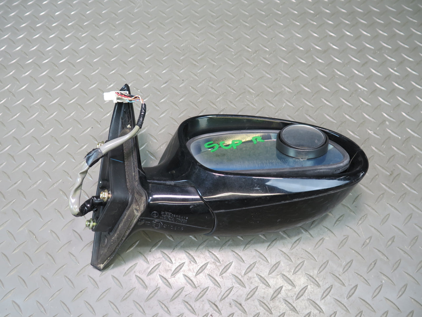 02-05 Lexus SC430 Right Door Side View Exterior Heated Memory Mirror Black OEM