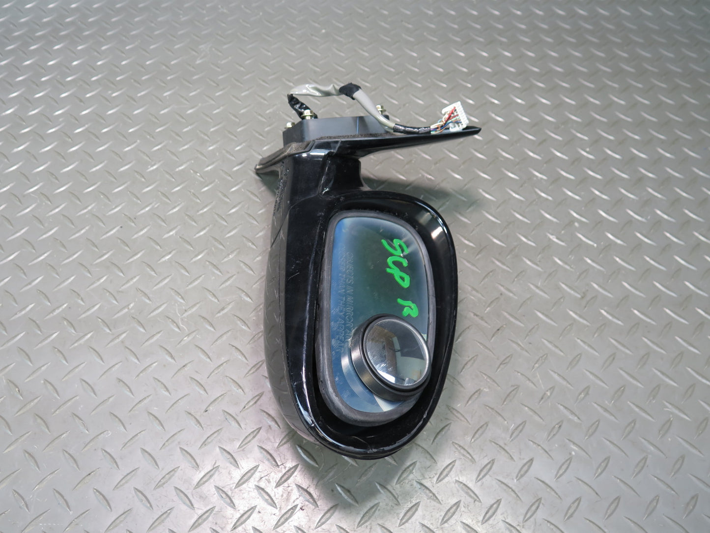 02-05 Lexus SC430 Right Door Side View Exterior Heated Memory Mirror Black OEM
