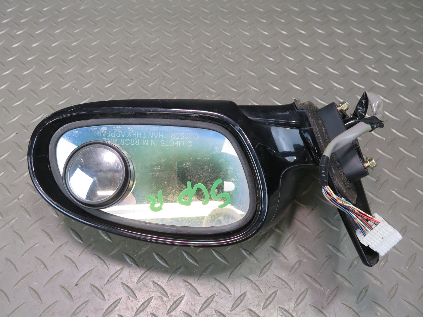 02-05 Lexus SC430 Right Door Side View Exterior Heated Memory Mirror Black OEM