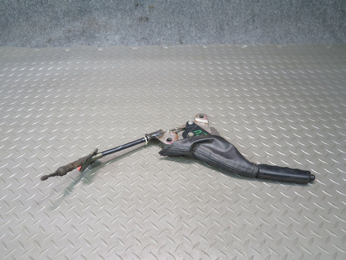 84-86 Nissan Z31 300ZX Emergency Parking Hand Brake Handle w Boot Cover OEM
