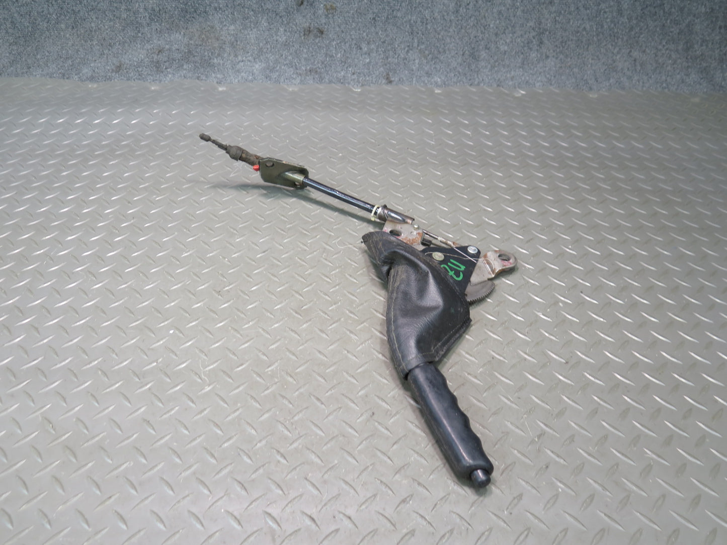 84-86 Nissan Z31 300ZX Emergency Parking Hand Brake Handle w Boot Cover OEM