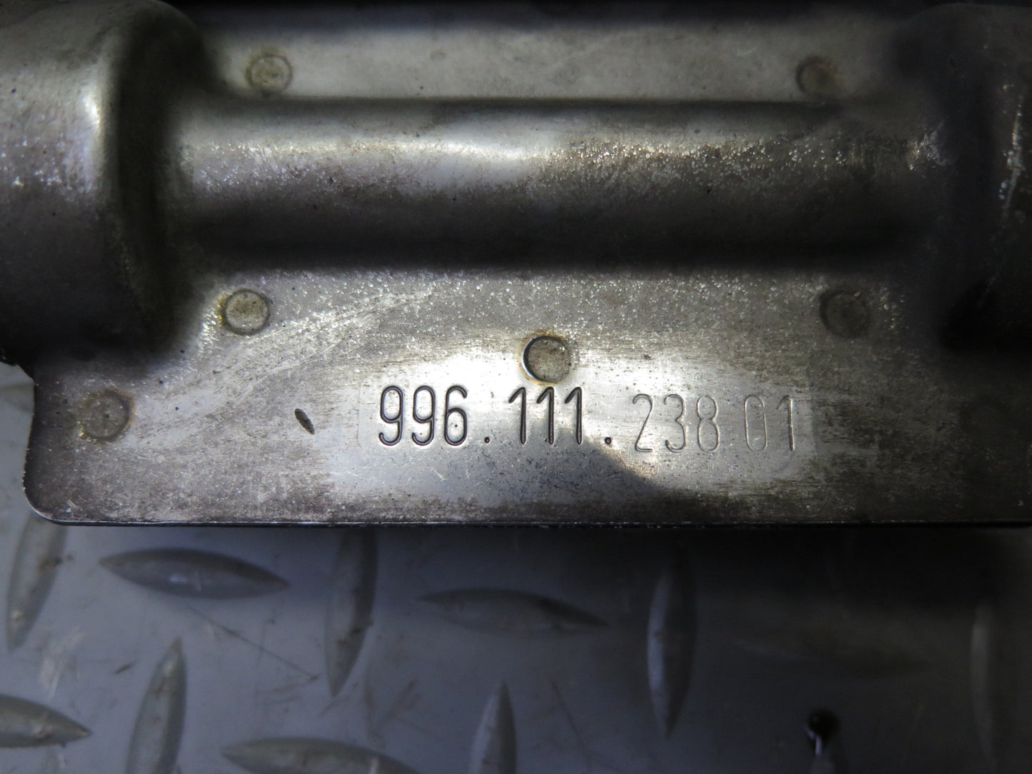 1999-2001 Porsche 911 996 3.4L Rear Exhaust Muffler Bracket Support 99611123801