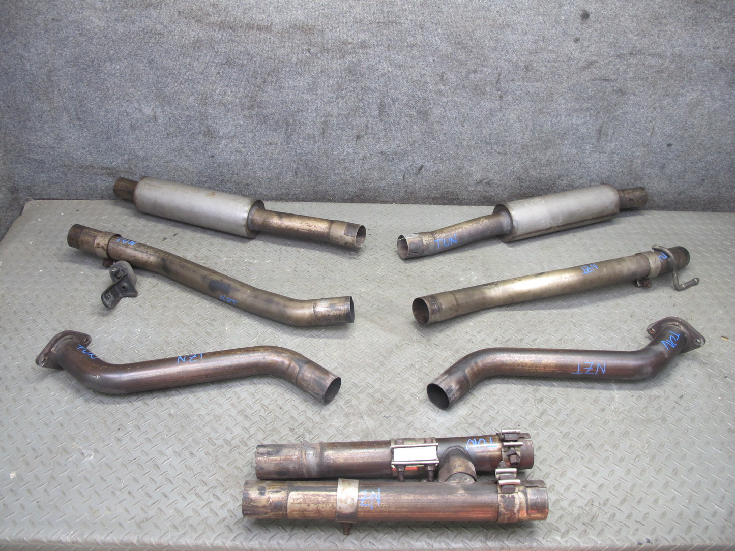 03-09 Nissan Z33 350Z Borla True Dual Exhaust Pipe Set