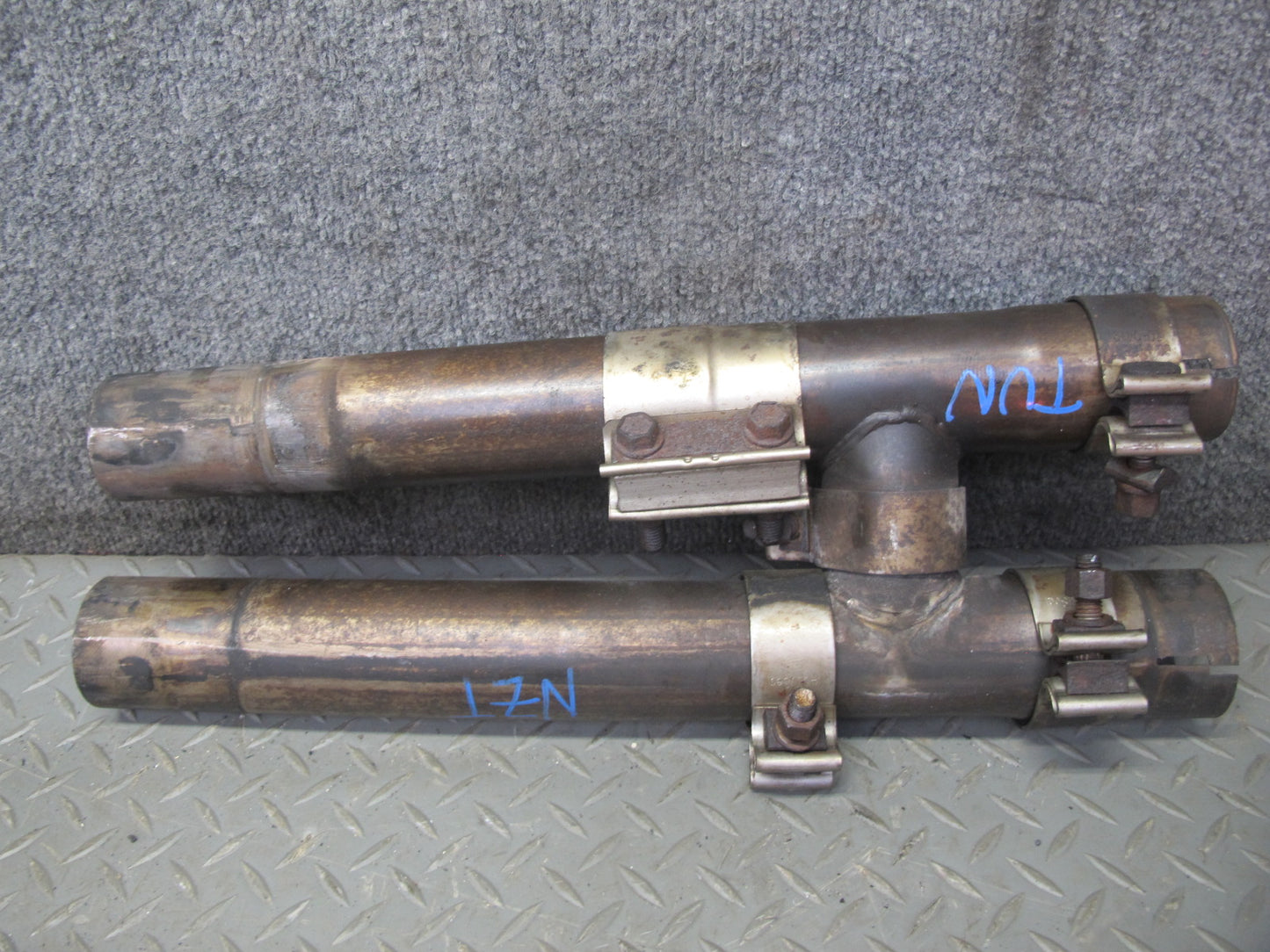 03-09 Nissan Z33 350Z Borla True Dual Exhaust Pipe Set