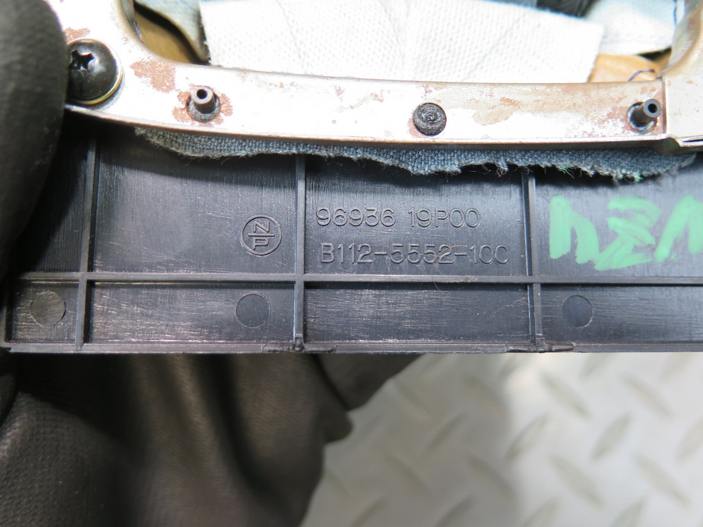 84-86 Nissan Z31 300ZX 2+0 M/T Manual Transmission Shifter Trim Cover w Boot OEM
