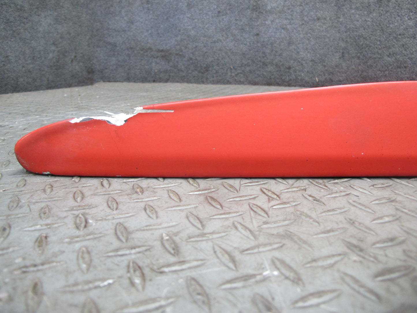 84-86 Nissan Z31 300ZX 2+0 Left Side Skirt Rocker Panel Molding HOT RED OEM