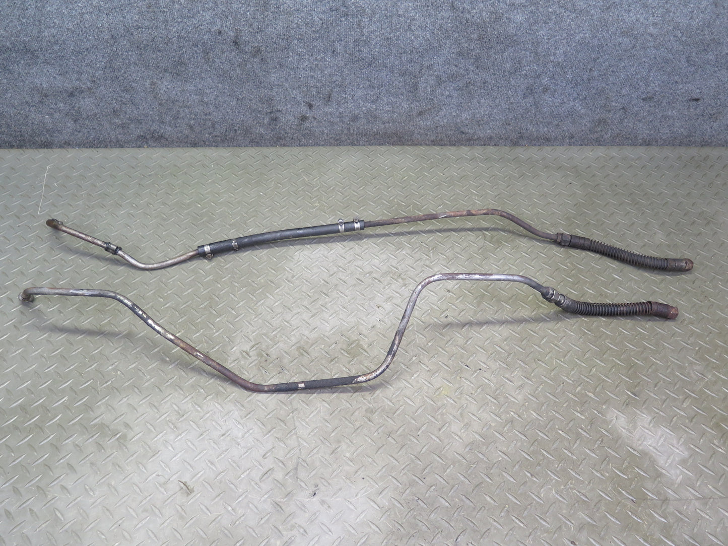 75-76 Mercedes W115 300D A/T Auto Transmission Oil Cooler Hose Pipe Line Set OEM