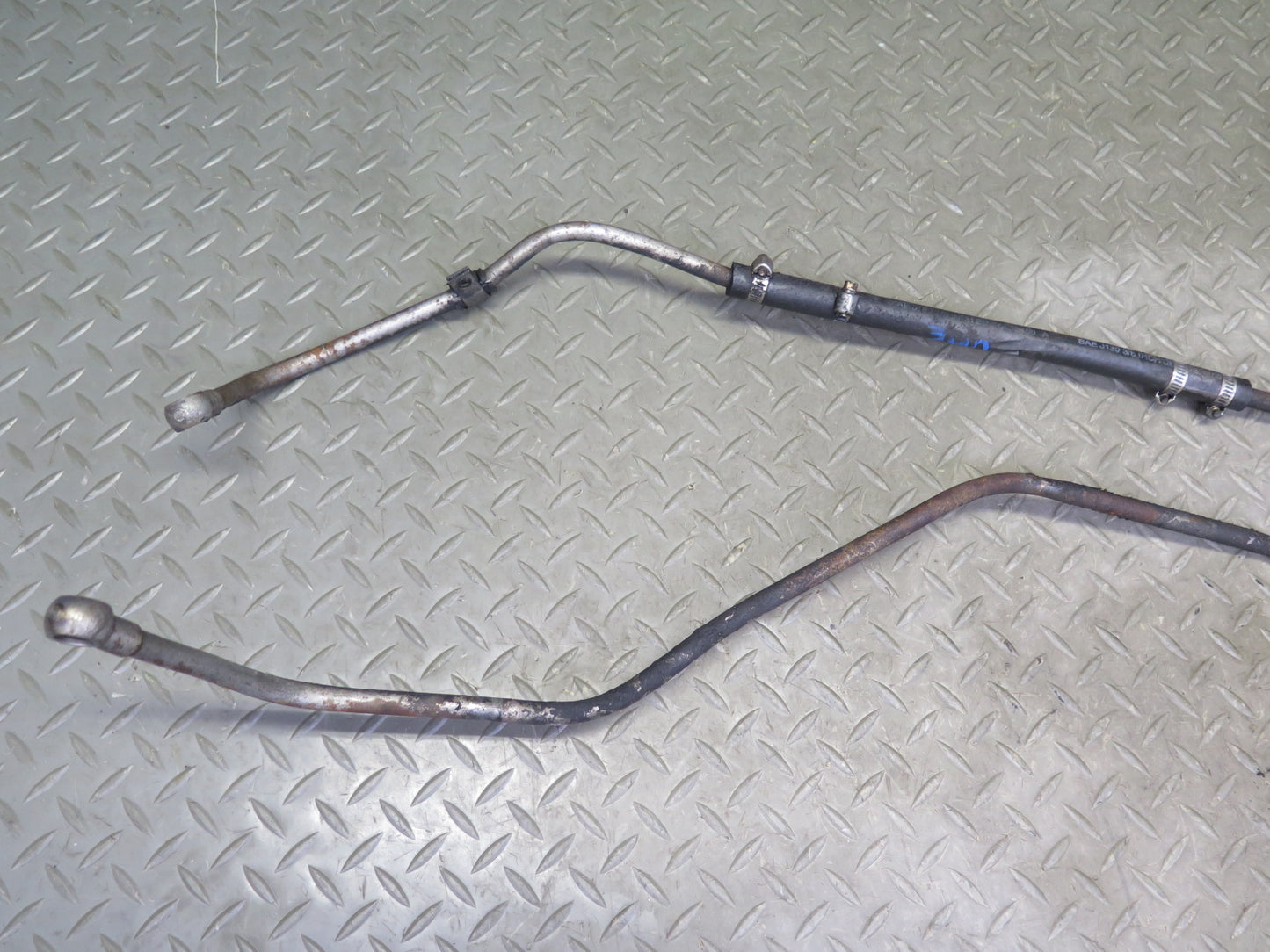 75-76 Mercedes W115 300D A/T Auto Transmission Oil Cooler Hose Pipe Line Set OEM