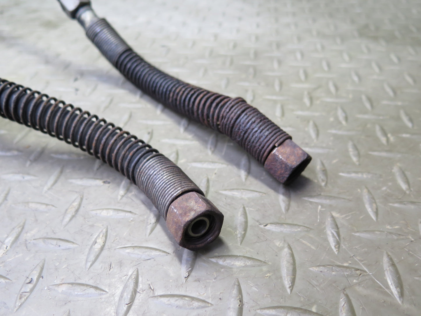 75-76 Mercedes W115 300D A/T Auto Transmission Oil Cooler Hose Pipe Line Set OEM