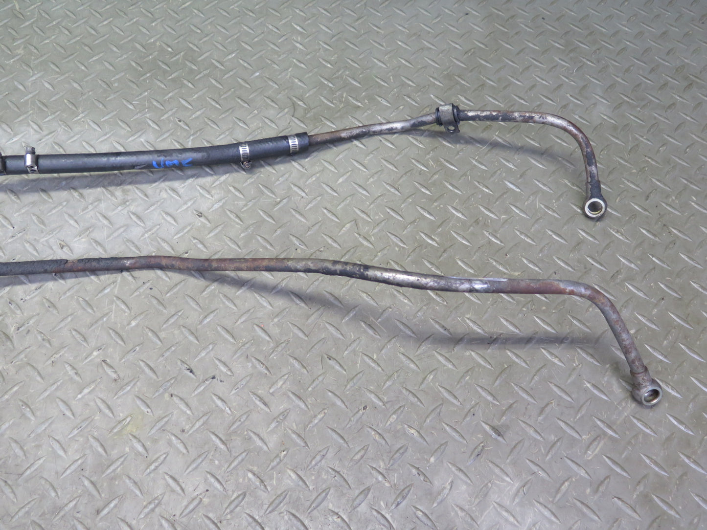 75-76 Mercedes W115 300D A/T Auto Transmission Oil Cooler Hose Pipe Line Set OEM