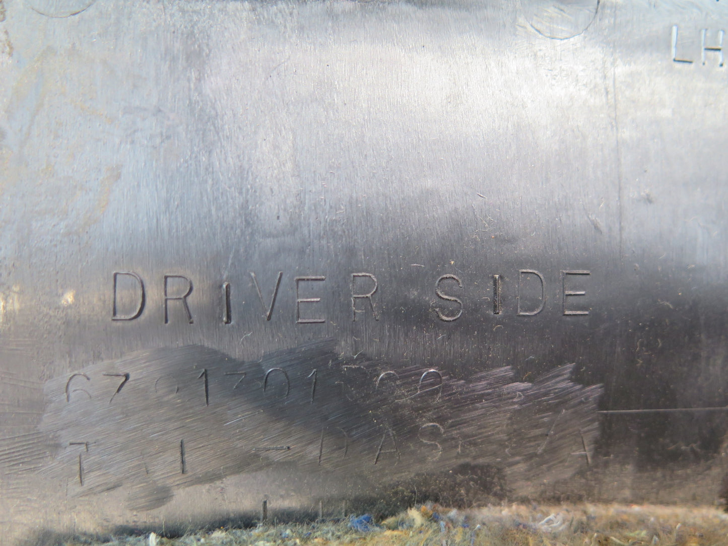 84-86 Nissan Z31 300ZX Left Driver Side Kick Dash Side Trim Cover Panel OEM