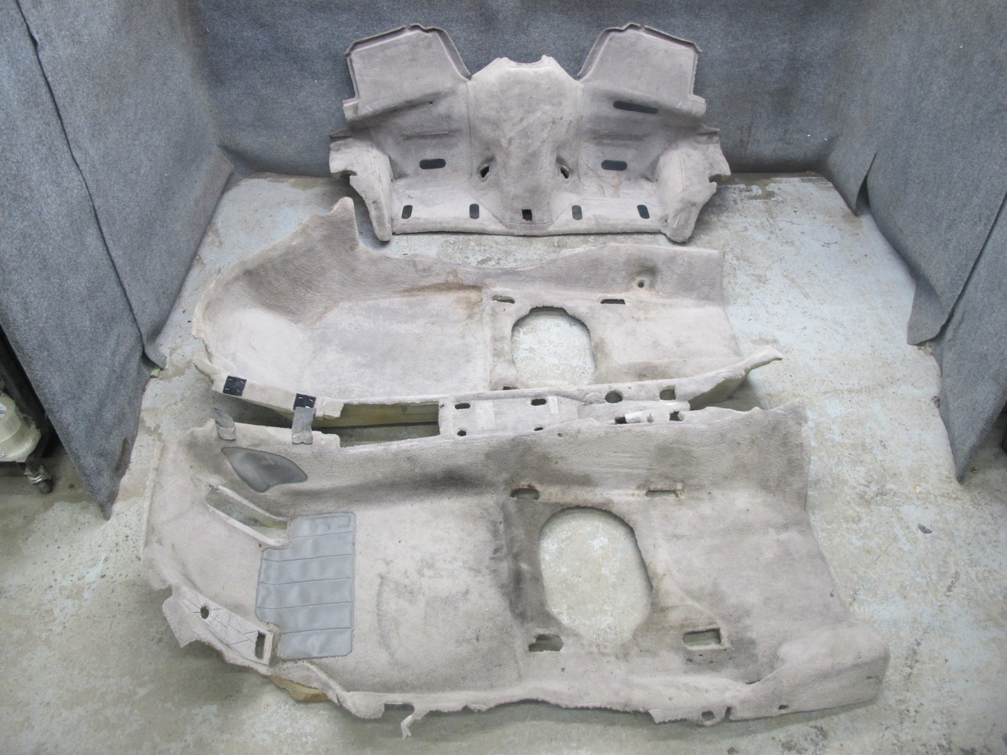 1999 Porsche 911 996 Convert Front & Rear Interior Carpet Liner Floor MAT Cover